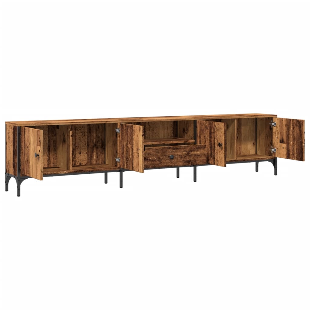 TV ormarić s ladicom boja drva 200x25x44 cm konstruirano drvo