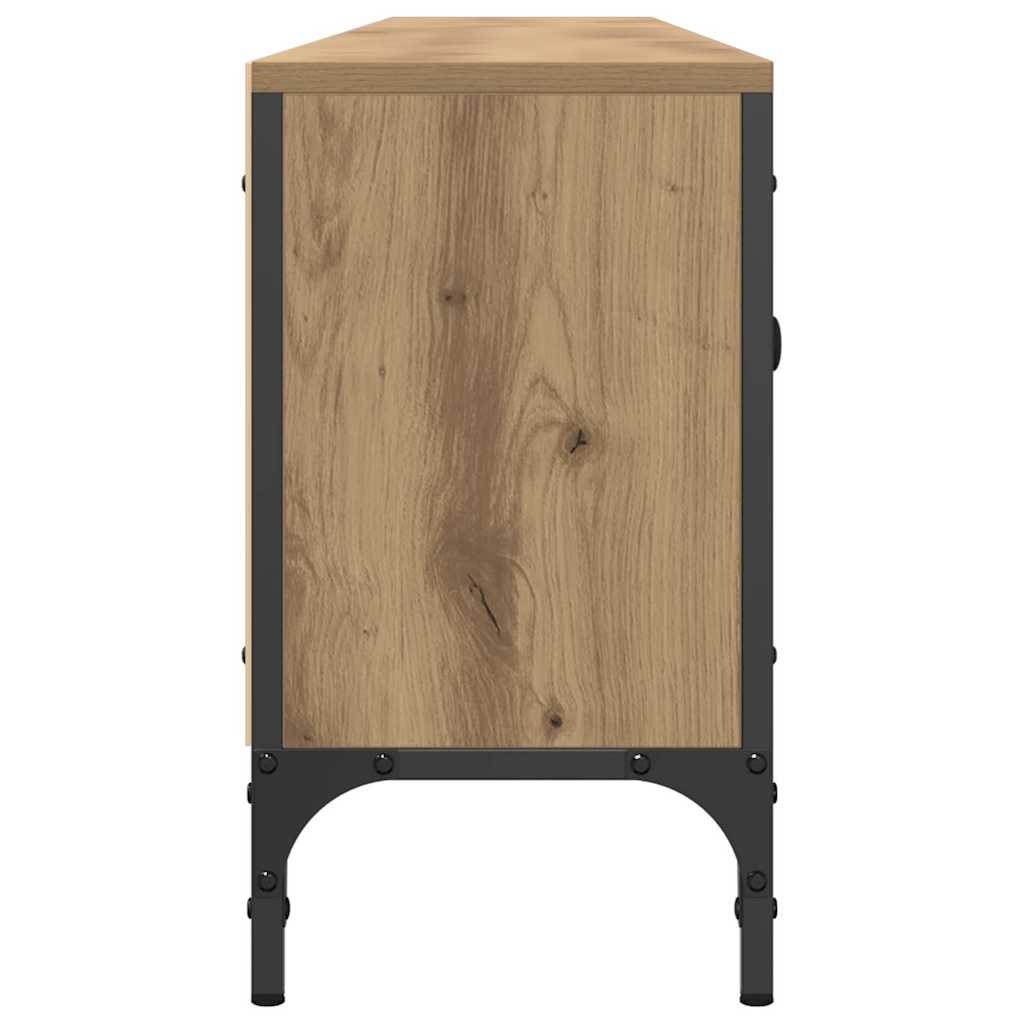 TV ormarić s ladicom boja hrasta 200x25x44 cm konstruirano drvo