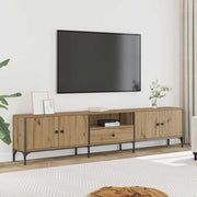 TV ormarić s ladicom boja hrasta 200x25x44 cm konstruirano drvo