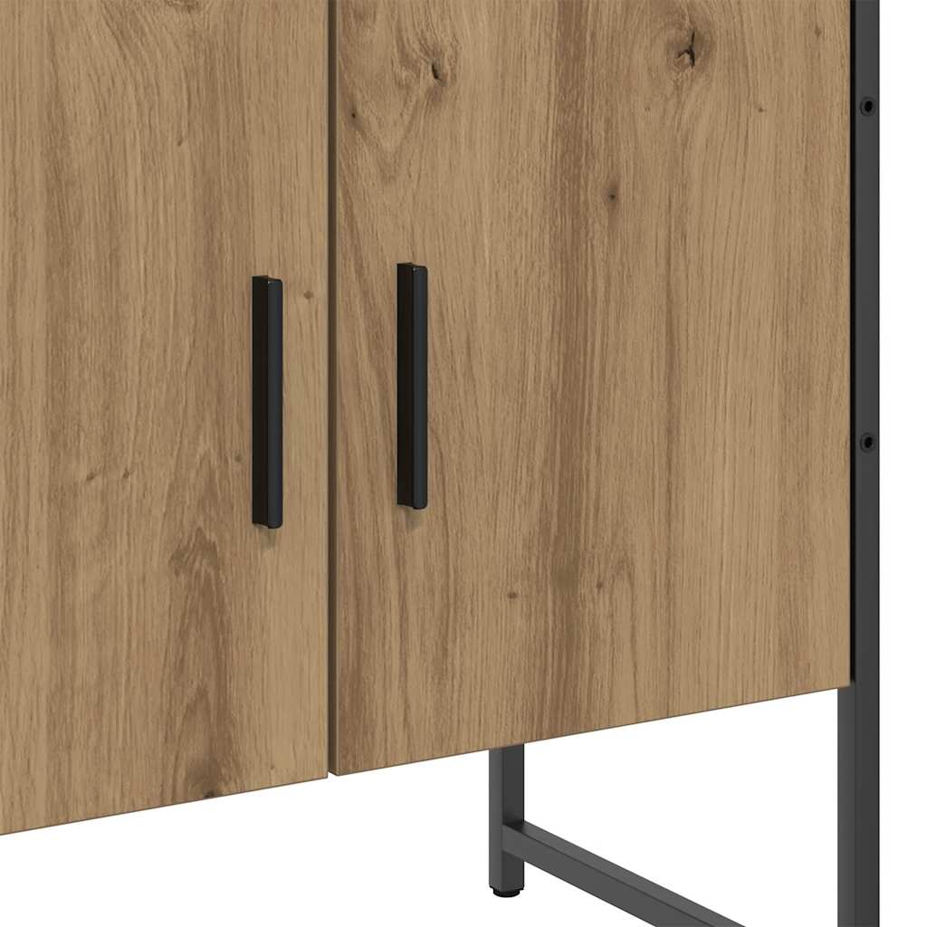 Ormarić za umivaonik smeđa boja hrasta 60x33x60 cm drveni