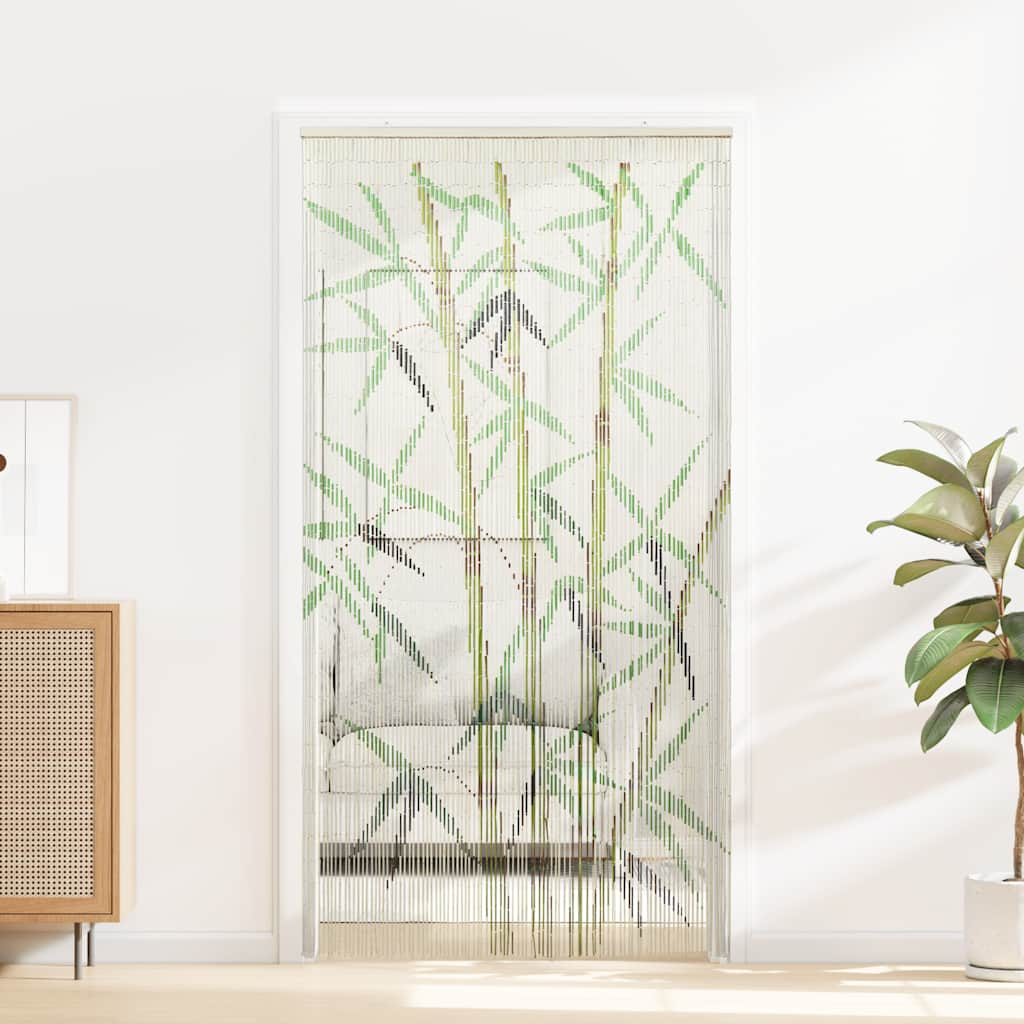 Zavjesa za vrata protiv insekata Otisak bambusa 90x220 cm