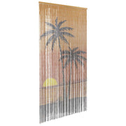 Zavjesa za vrata protiv kukaca Otisak palme 100x200 cm bambus