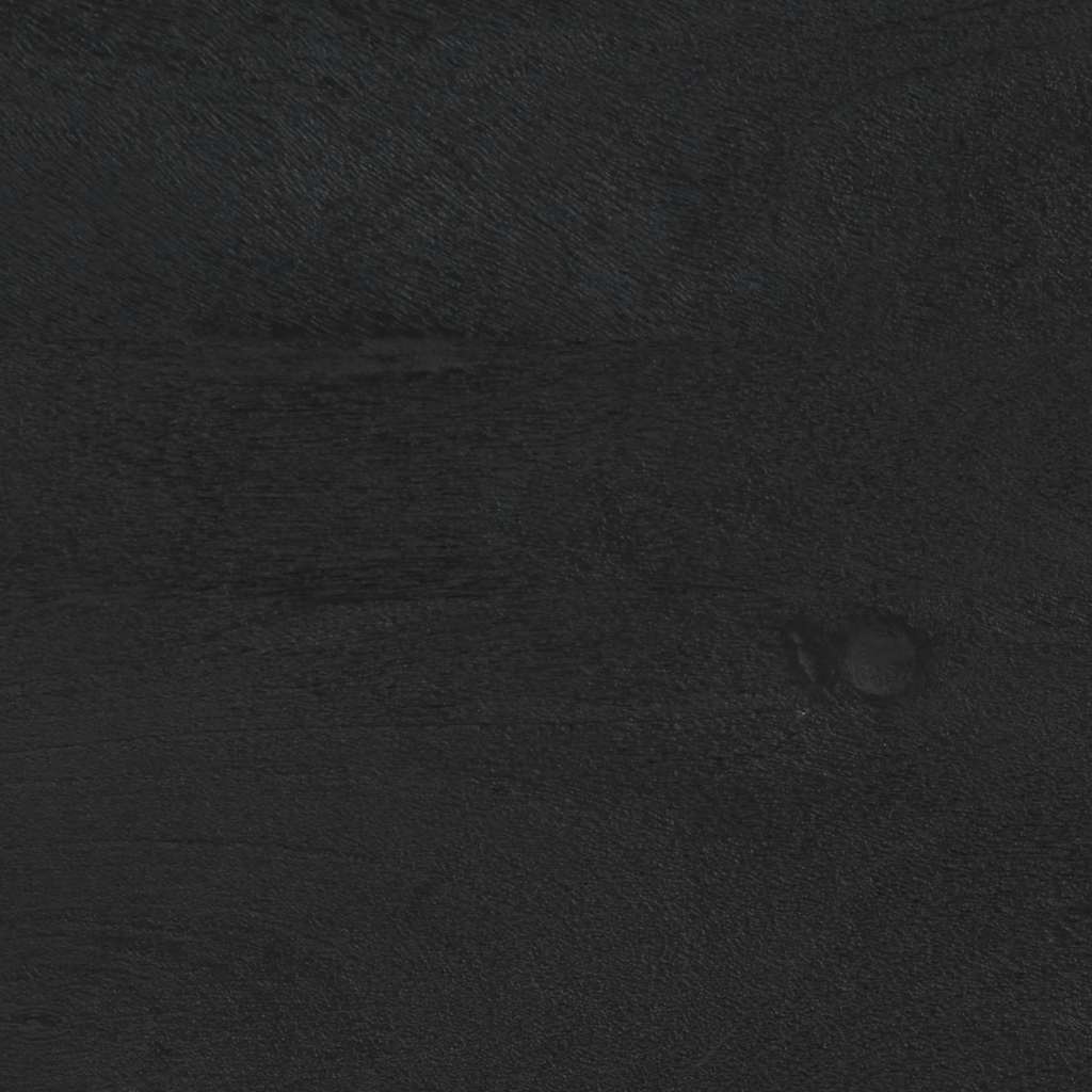 Noćni ormarići 2 kom crni 40x33x46 cm od masivnog drva manga
