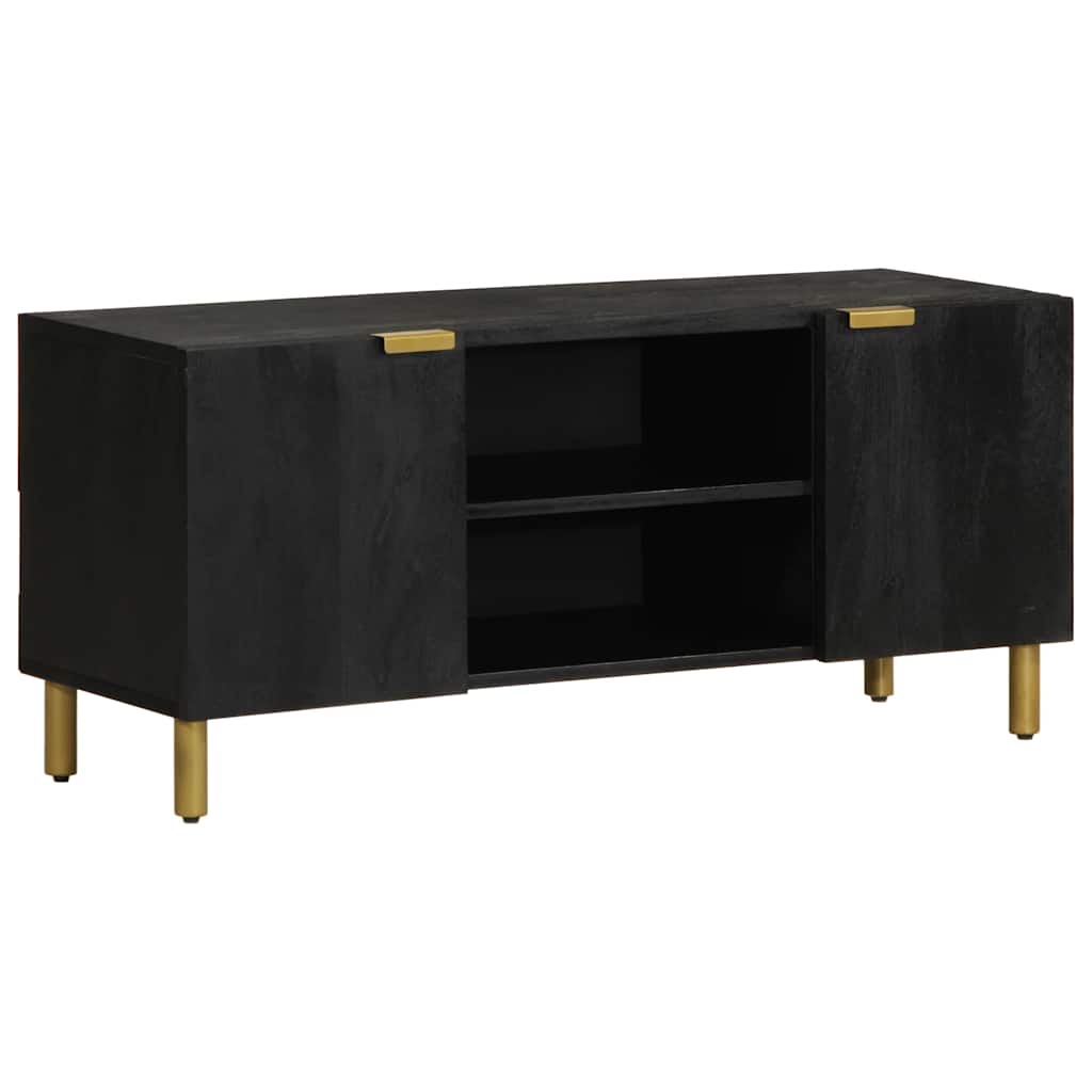 TV ormarić crni 105 x 33 x 46 cm konstruirano drvo
