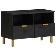 TV ormarić crni 70x33x46 cm od konstruiranog drva