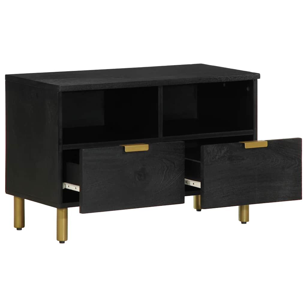 TV ormarić crni 70x33x46 cm od konstruiranog drva