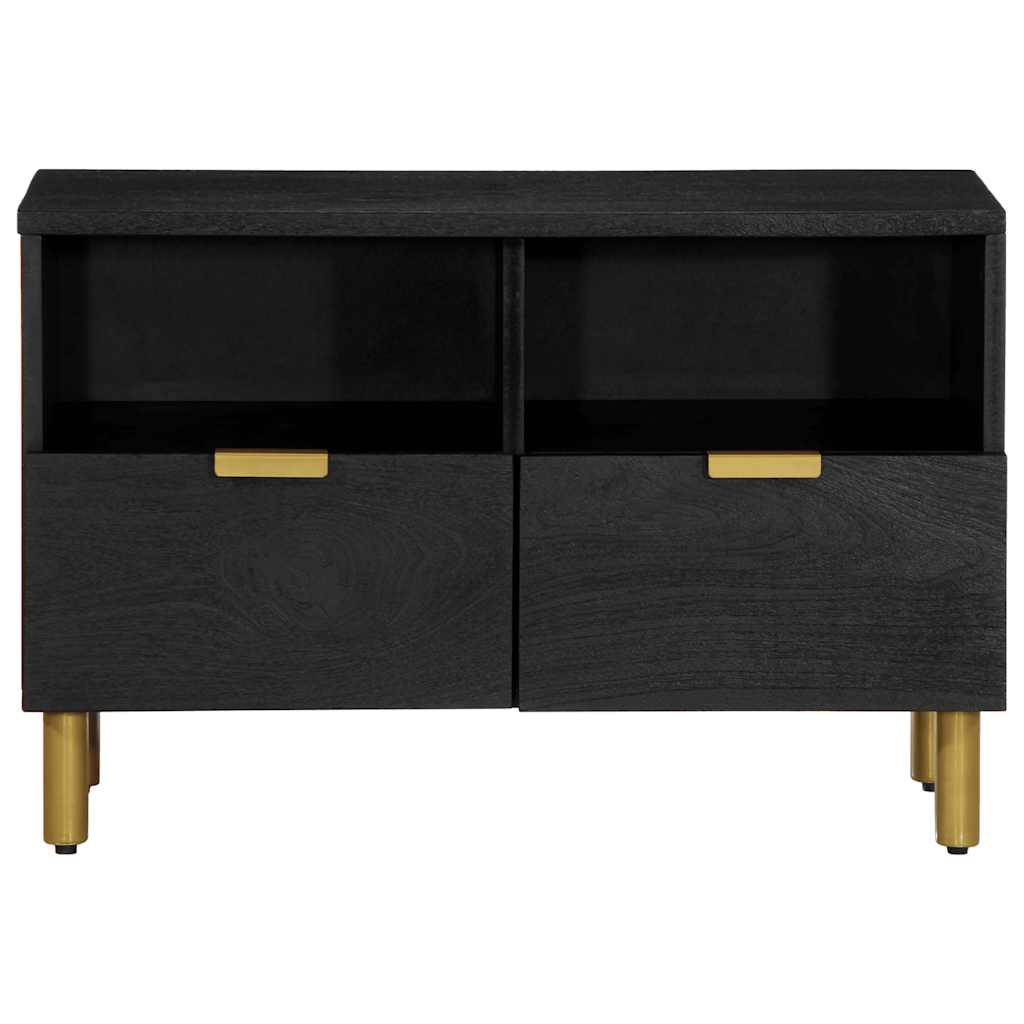 TV ormarić crni 70x33x46 cm od konstruiranog drva