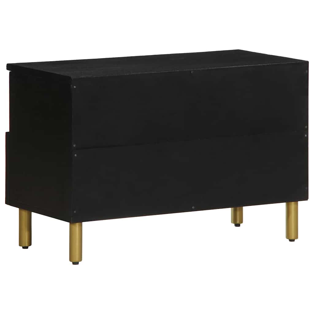 TV ormarić crni 70x33x46 cm od konstruiranog drva