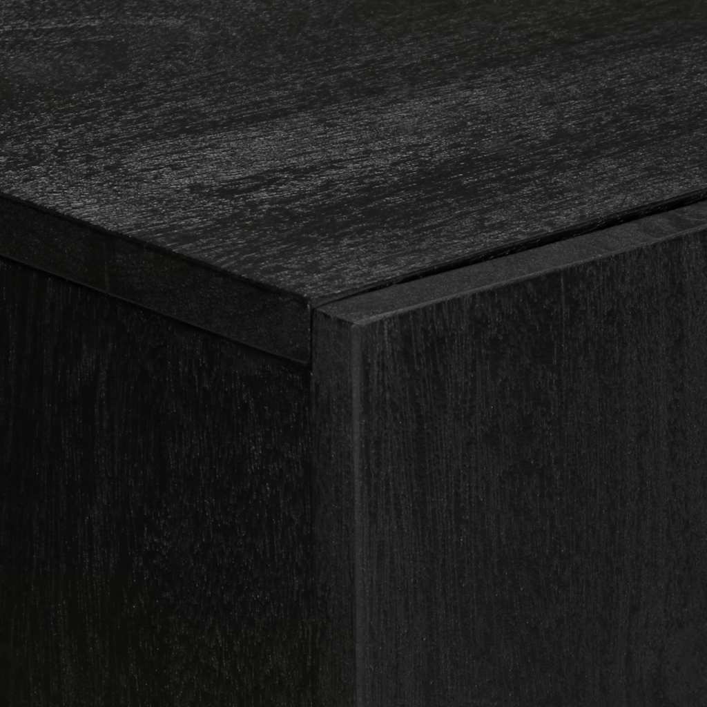Komoda crna 60 x 33 x 75 cm konstruirano drvo
