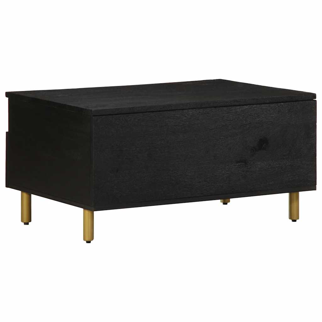Stolić za kavu crni 80 x 54 x 40 cm od konstruiranog drva