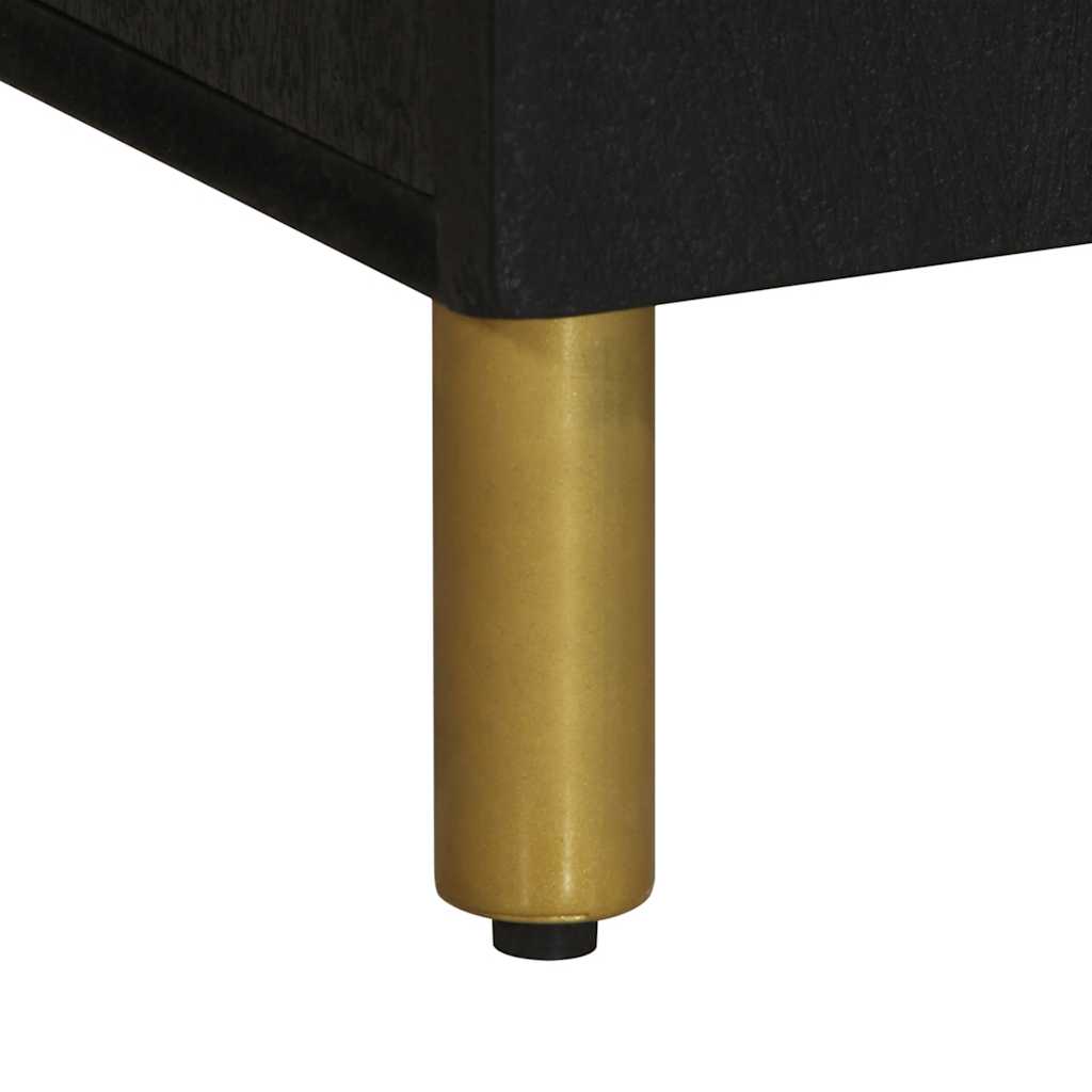 TV ormarić crni 105 x 33 x 46 cm konstruirano drvo