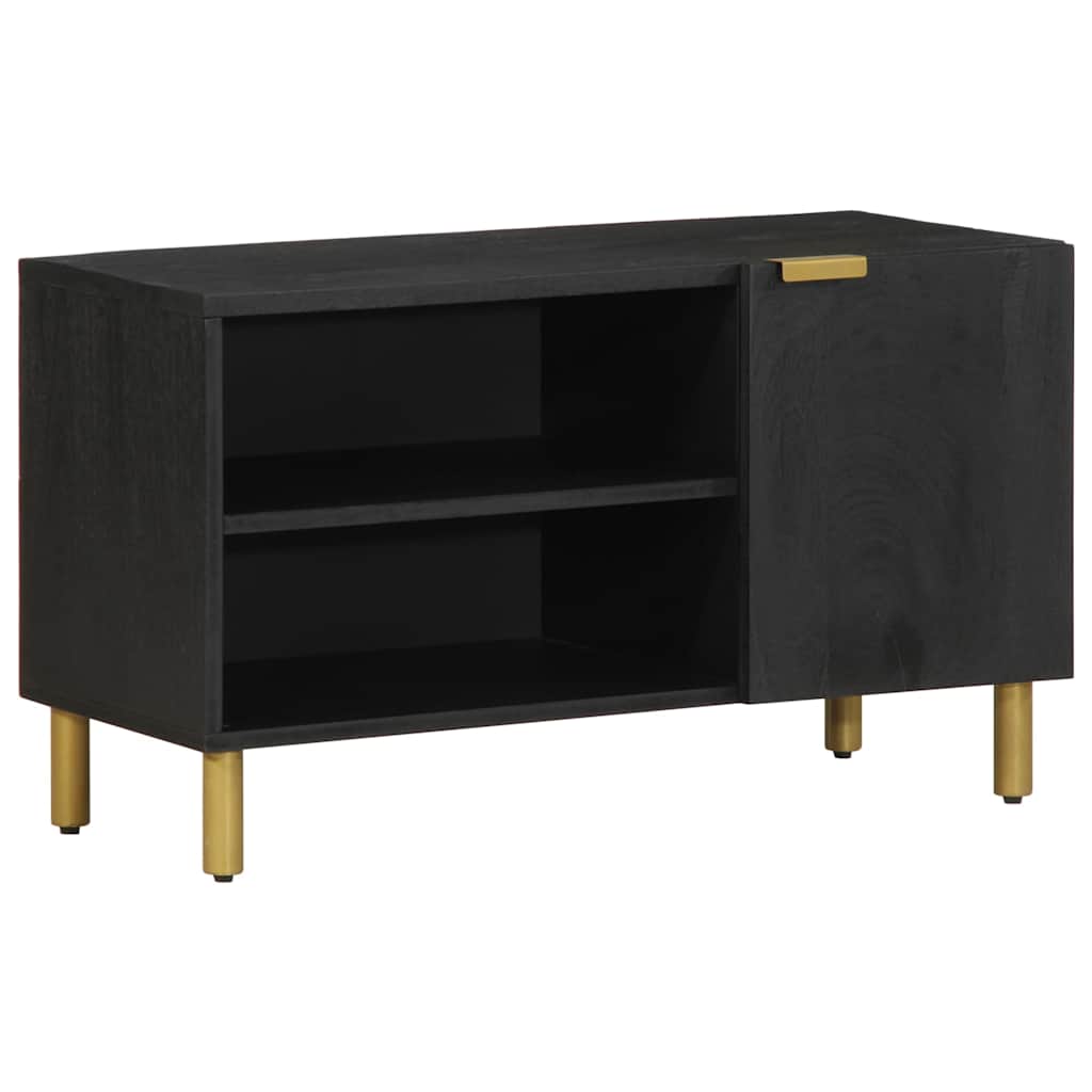 TV ormarić crni 80x33x46 cm od konstruiranog drva