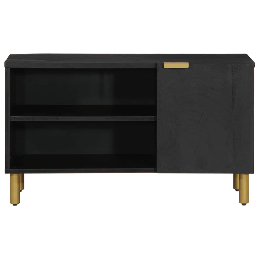 TV ormarić crni 80x33x46 cm od konstruiranog drva
