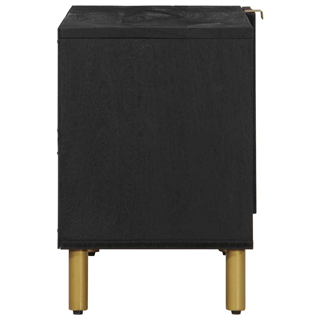 TV ormarić crni 80x33x46 cm od konstruiranog drva