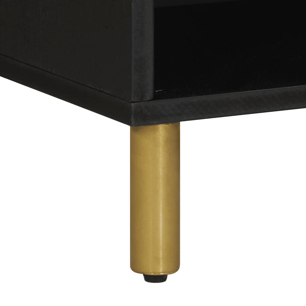 TV ormarić crni 80x33x46 cm od konstruiranog drva