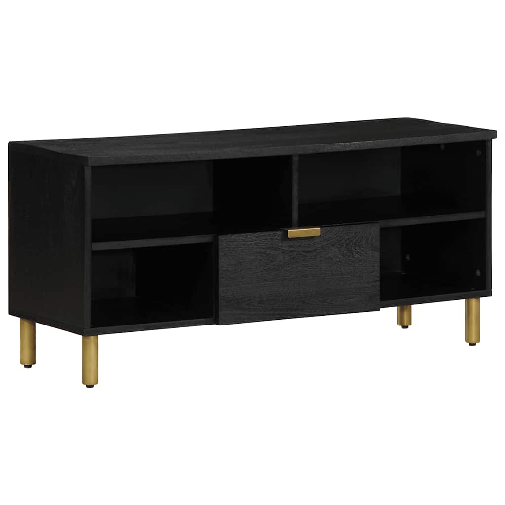TV ormarić crni 100 x 33 x 46 cm od konstruiranog drva