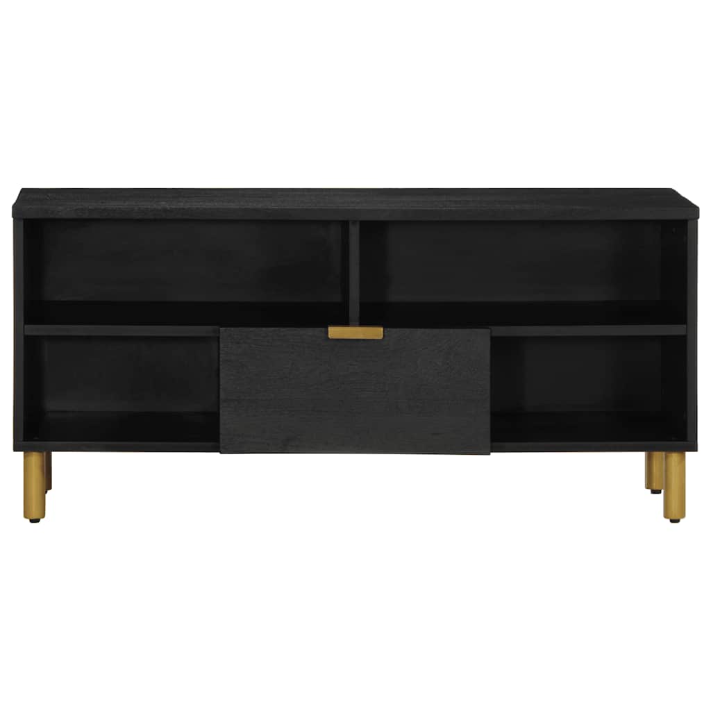 TV ormarić crni 100 x 33 x 46 cm od konstruiranog drva