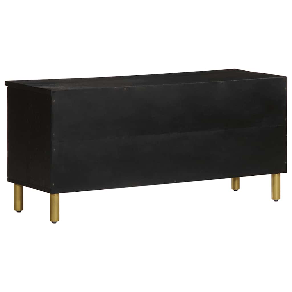 TV ormarić crni 100 x 33 x 46 cm od konstruiranog drva