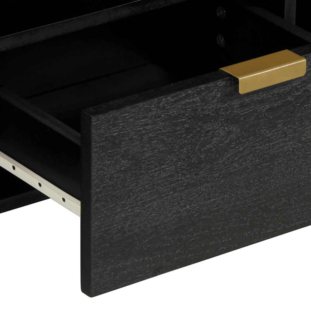TV ormarić crni 100 x 33 x 46 cm od konstruiranog drva
