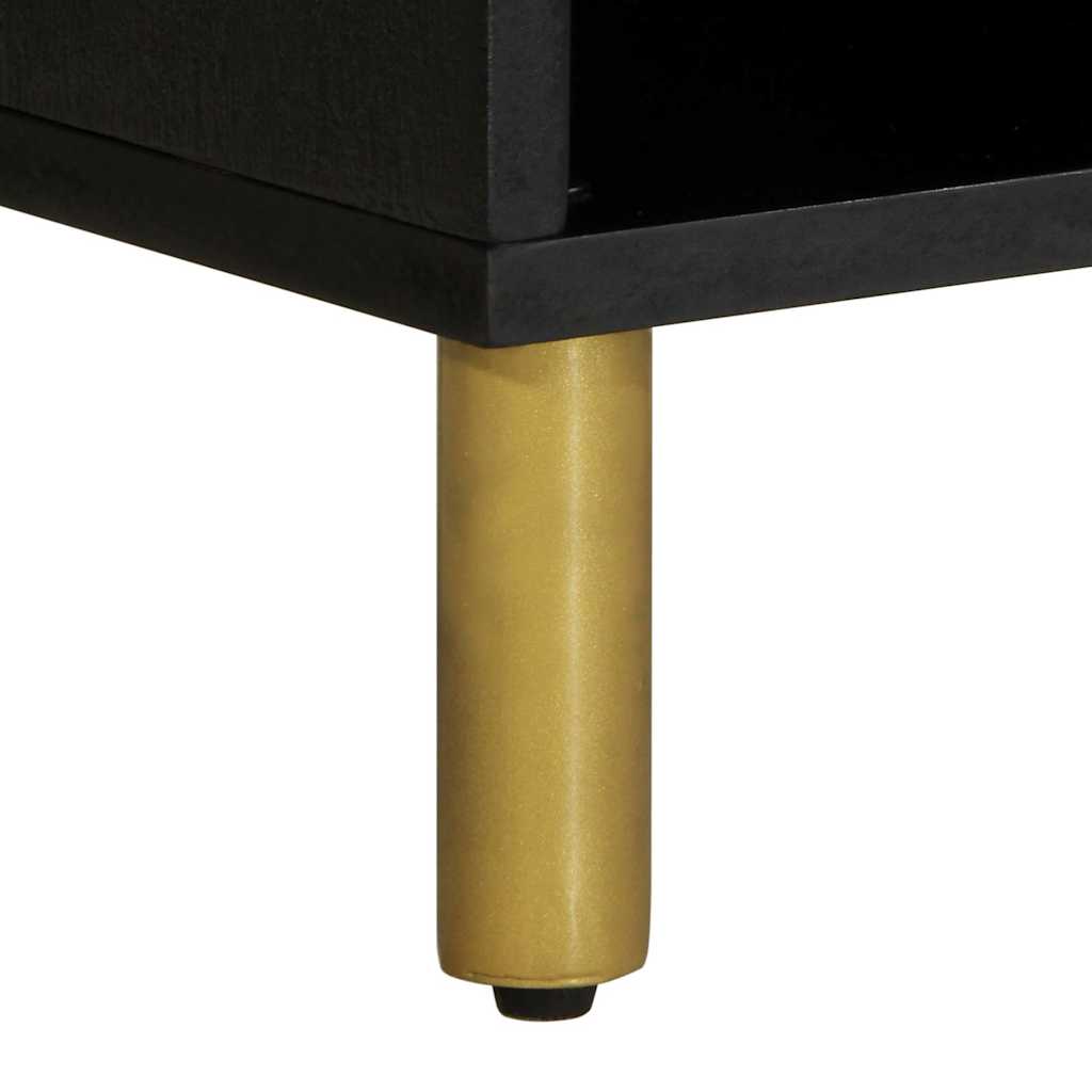 TV ormarić crni 100 x 33 x 46 cm od konstruiranog drva