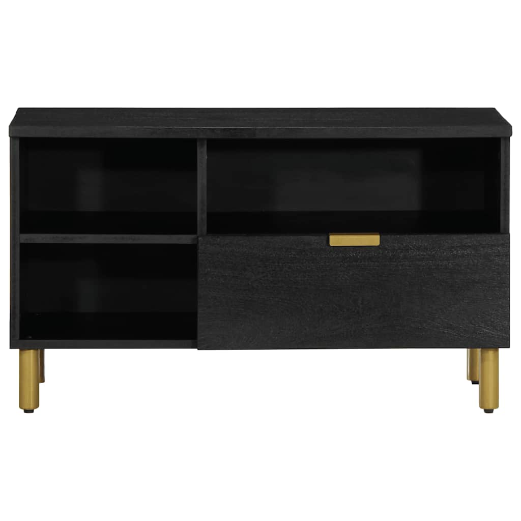 TV ormarić crni 80x33x46 cm od konstruiranog drva