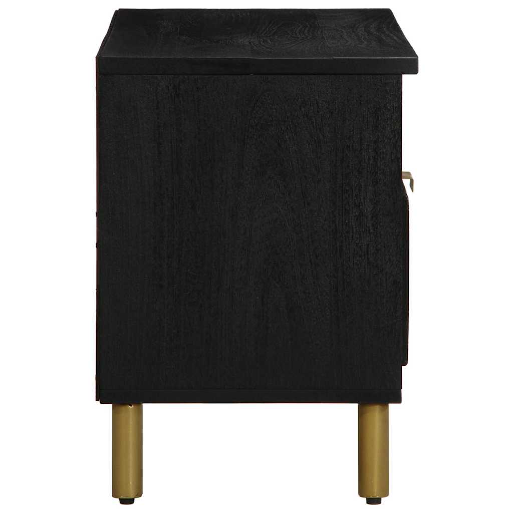 TV ormarić crni 80x33x46 cm od konstruiranog drva