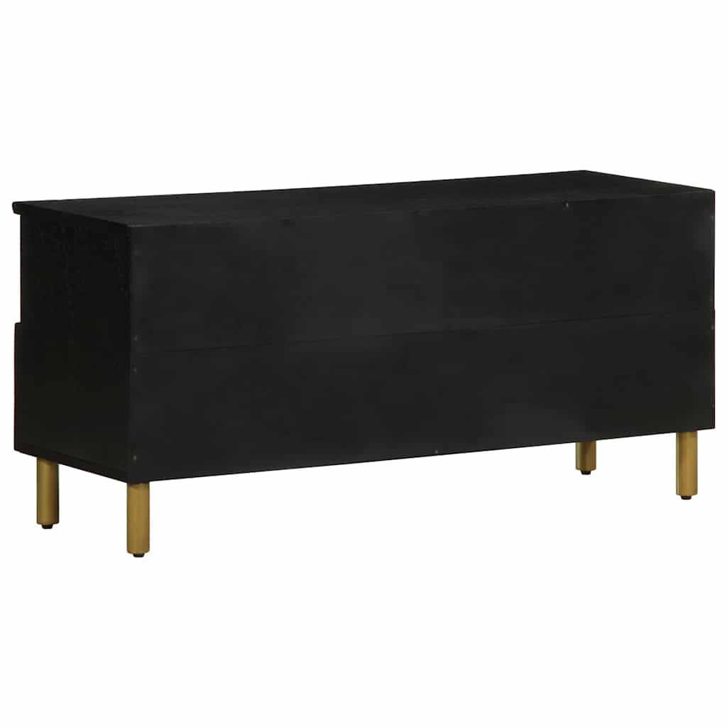 TV ormarić crni 100 x 33 x 46 cm od konstruiranog drva