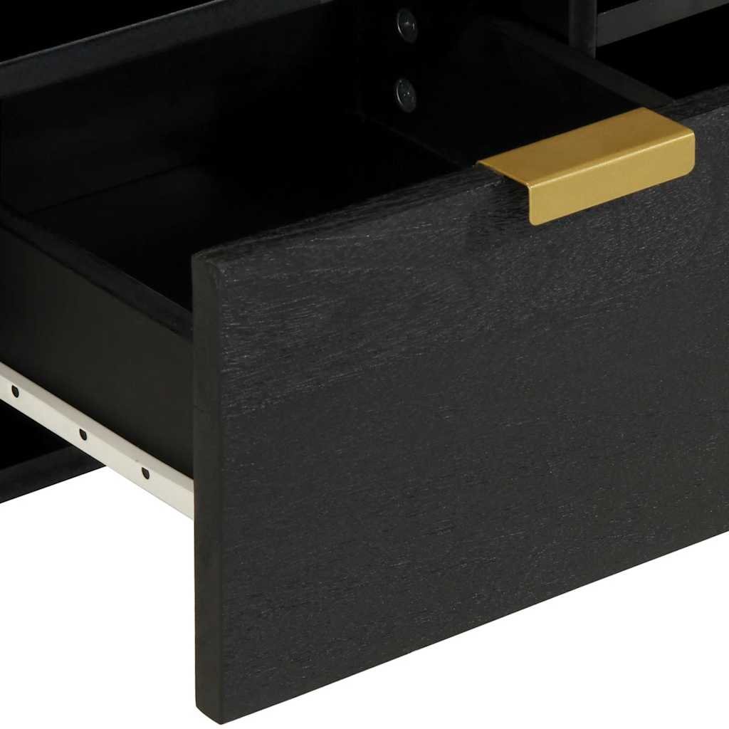 TV ormarić crni 100 x 33 x 46 cm od konstruiranog drva