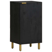 Komoda crna 40x33x75 cm od konstruiranog drva