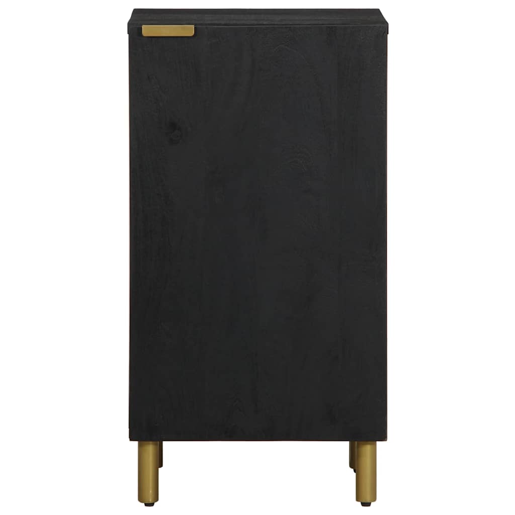 Komoda crna 40x33x75 cm od konstruiranog drva