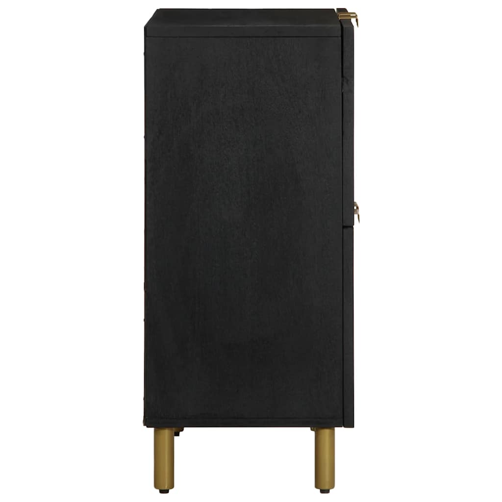Komoda crna 60 x 33 x 75 cm konstruirano drvo