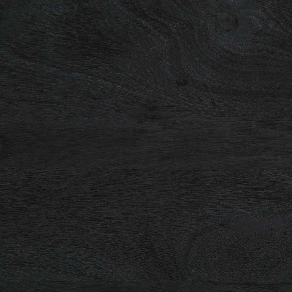 Komoda crna 80x33x75 cm od konstruiranog drva