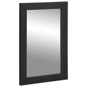Kupaonsko ogledalo crno 50x70x2,5 cm konstruirano drvo i mesing
