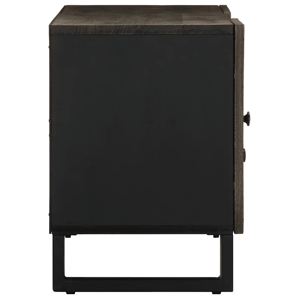 TV ormarić crni 105 x 33 x 46 cm od masivnog drva manga
