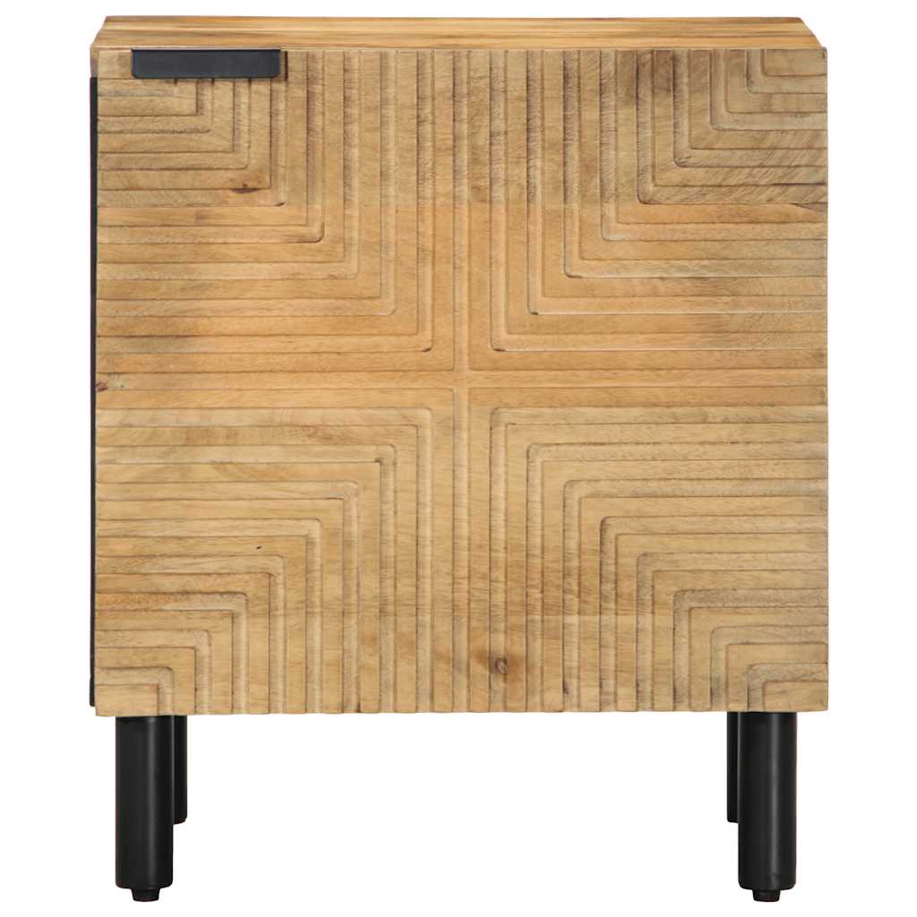 Noćni ormarić smeđi 40x33x46 cm Puno drvo Mango