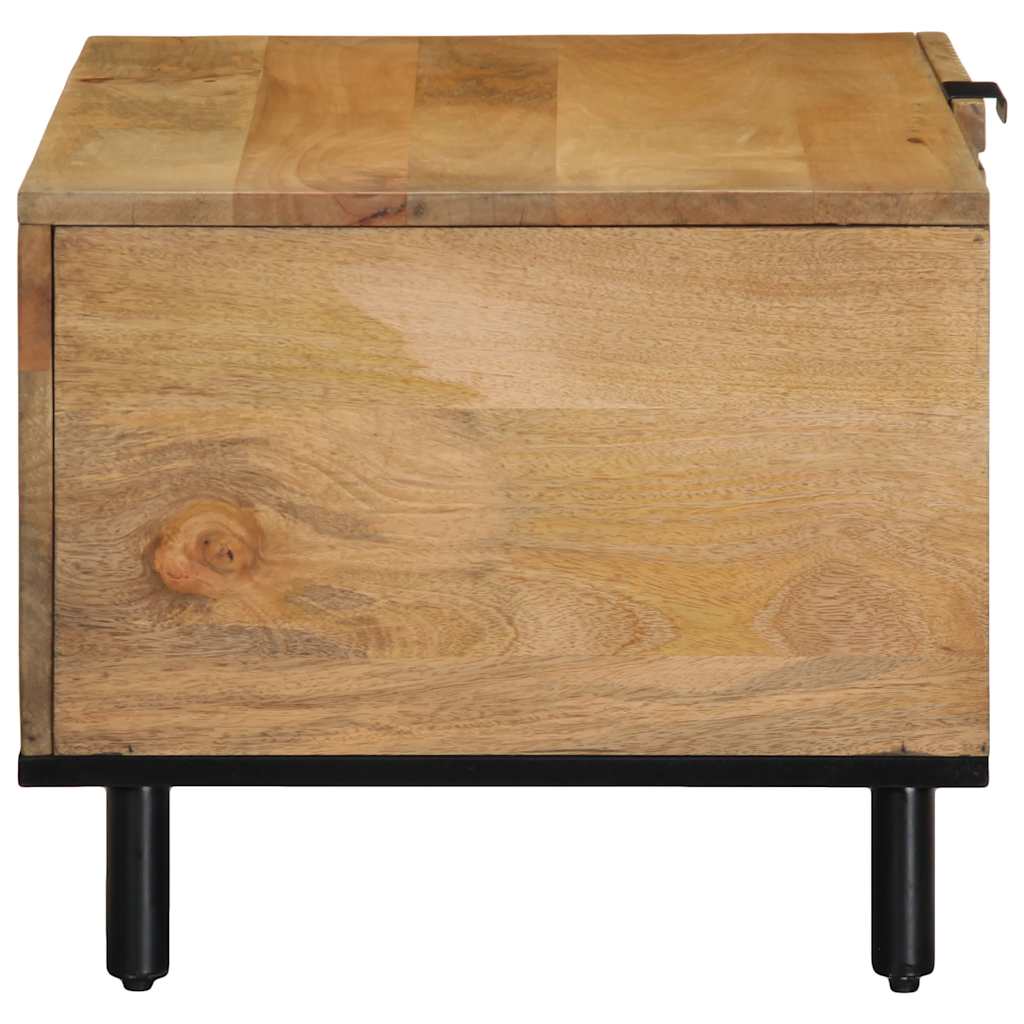 Stol za kavu smeđi 80x50x40 cm Puno drvo Mango