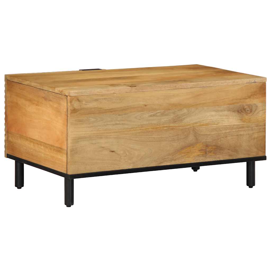 Stol za kavu smeđi 80x50x40 cm Puno drvo Mango