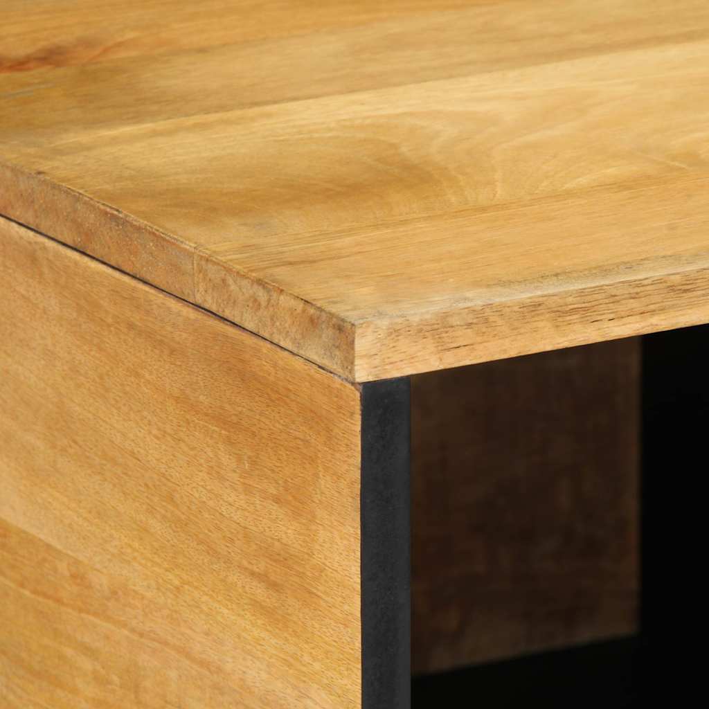 Stol za kavu smeđi 80x50x40 cm Puno drvo Mango