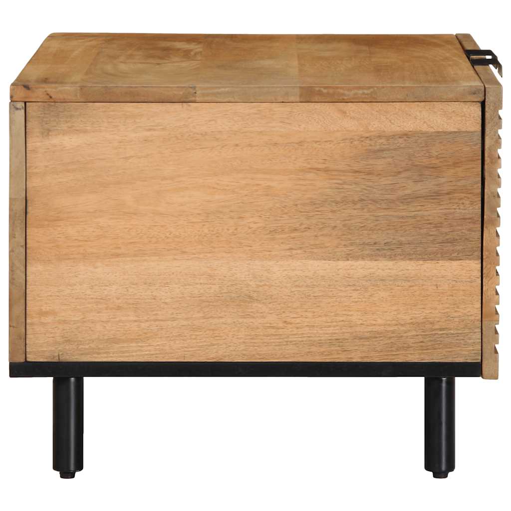Stol za kavu smeđi 80x50x40 cm Puno drvo Mango