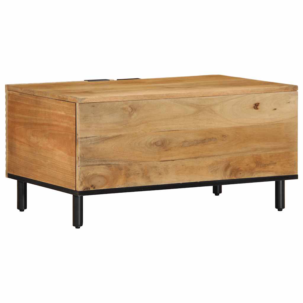 Stol za kavu smeđi 80x50x40 cm Puno drvo Mango