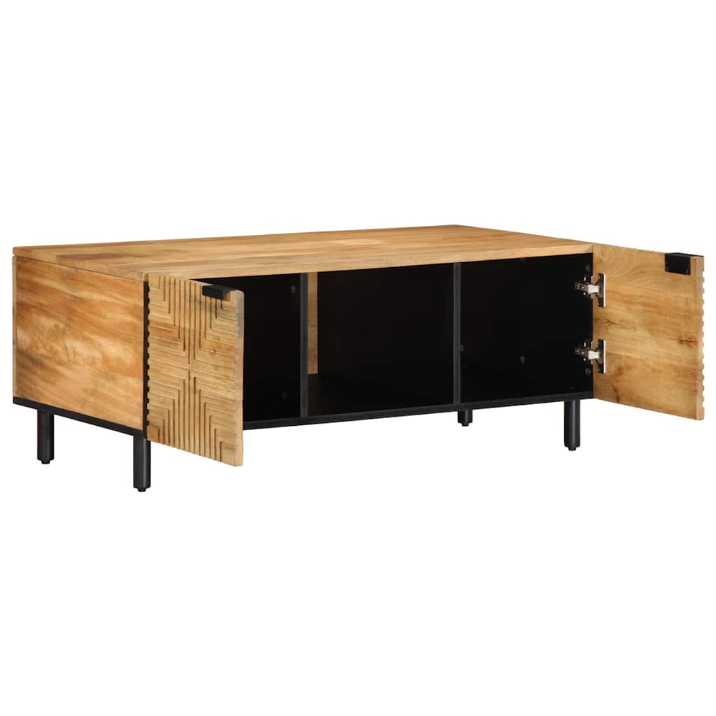 Stol za kavu smeđi 100x54x40 cm Puno drvo Mango