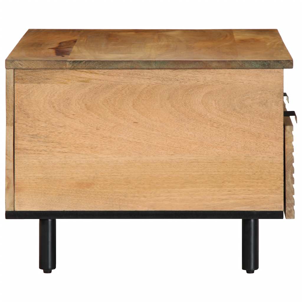 Stol za kavu smeđi 80x54x40 cm Puno drvo Mango