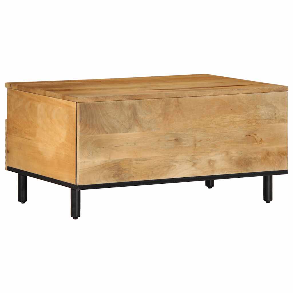 Stol za kavu smeđi 80x54x40 cm Puno drvo Mango