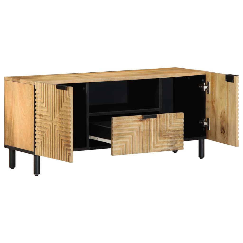 TV ormarić smeđi 105x33x46 cm Puno drvo Mango