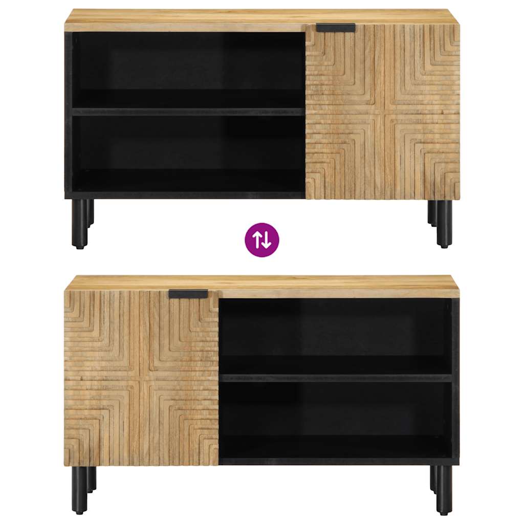 TV ormarić smeđi 80x31,5x46 cm Puno drvo Mango