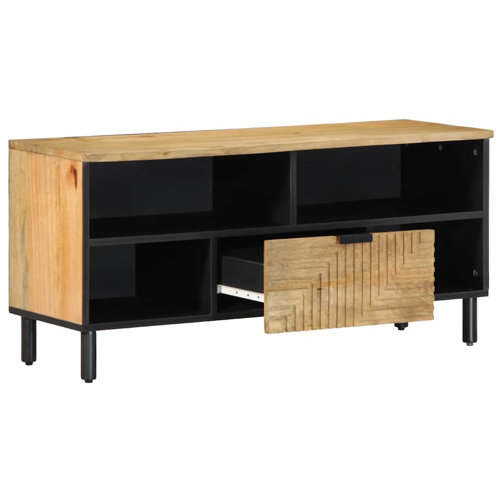 TV ormarić smeđi 100x33x46 cm Puno drvo Mango
