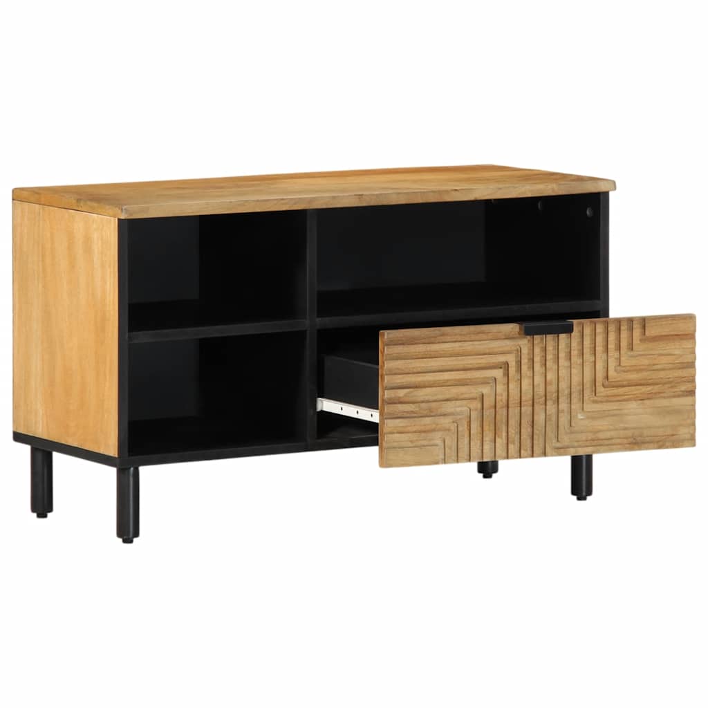 TV ormarić smeđi 80x33x46 cm Puno drvo Mango
