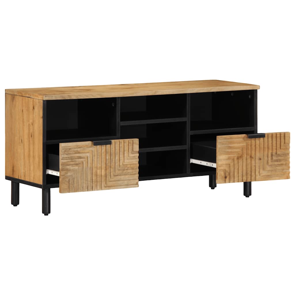 TV ormarić smeđi 100x33x46 cm Puno drvo Mango