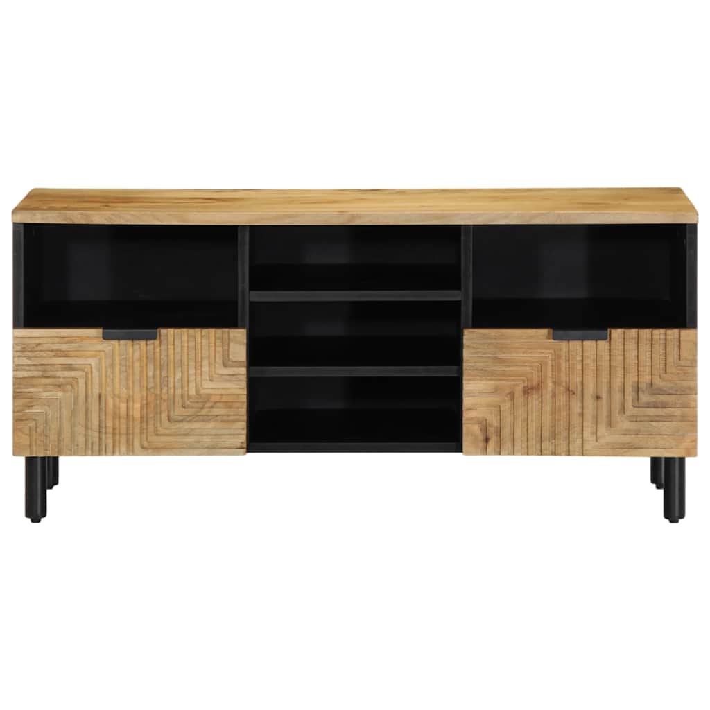 TV ormarić smeđi 100x33x46 cm Puno drvo Mango