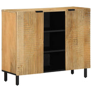 Komoda smeđa 90x33x75 cm Puno drvo Mango